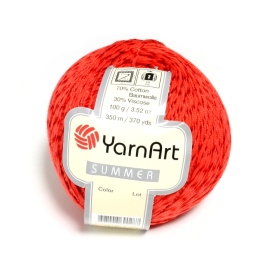 Пряжа YarnArt "SUMMER" 70% хлопок, 30% вискоза "Атекс" г. Пермь