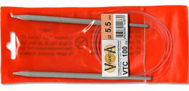 "Visantia" Спицы круговые VTC алюминий d  5,5 мм 100 см "Атекс" г. Пермь