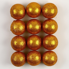 Фигурка для поделок и декора «Шарик» d 4 см под золото 12 шт "Атекс" г. Пермь