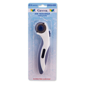 "Gamma" Нож раскройный DKQ-028 d 28 мм в блистере "Атекс" г. Пермь
