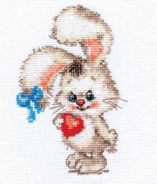 0-078 "Моей зайке" 9х12 см "Атекс" г. Пермь