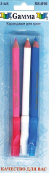 "GAMMA" SS-016 Карандаши для кройки 3шт в блистере "Атекс" г. Пермь