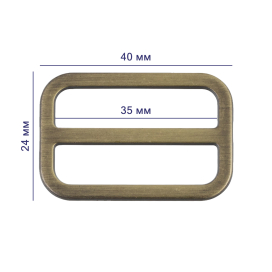 Шлевка литая GH 03/40  внутр. 35 мм "Gamma" "Атекс" г. Пермь