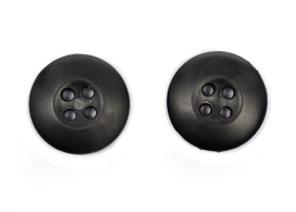 Пуговицы "НАТО" термохимстойкие 17 мм 4 прокола 100 шт "Атекс" г. Пермь