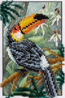 бисером с напечатанным рисунком 8-142 "Тукан" "Атекс" г. Пермь