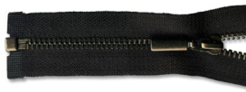 Молния металл GM-751  40 см тип 5 черный никель разъёмная однозамковая "Gamma" "Атекс" г. Пермь
