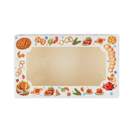 "S-CHIEF" CBC-003 Коробка с окном 25 x 15 x 7 см Бараночки "Атекс" г. Пермь