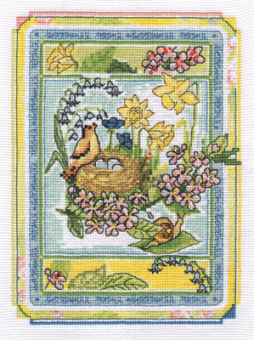 8-099 "Времена года. Весна." 16 x 21 см "Атекс" г. Пермь