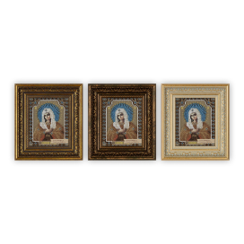 Рамка "Gamma" БМГ-01 14.4 х 18.6 см пластик со стеклом "Атекс" г. Пермь