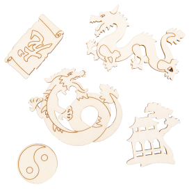 ВД-1203 Мини набор "Драконы" фанера 4-5.5см "Атекс" г. Пермь