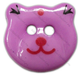 Пуговицы детские "Мишка" 2 прокола 17 мм 20 шт "Атекс" г. Пермь