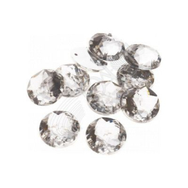 Стразы пришивные "Круг" пластик  8мм 10 шт "Атекс" г. Пермь