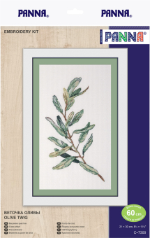 C-7300 "Веточка оливы" 21 x 30 см "Атекс" г. Пермь