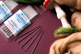 "Gamma" FN-012 Иглы для валяния (фелтинга) запасные в пластиковой упаковке с европодвесом 5 шт "Атекс" г. Пермь