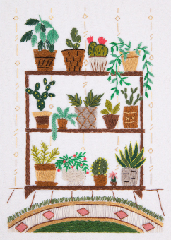 "Живая картина" JK-2109 (ЖК-2109) "Живой уголок. Стеллаж" "Атекс" г. Пермь