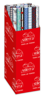 "Stilerra" DWP-1 двухсторонняя упаковочная бумага "ассорти" 100 x 70 см ассорти УЦЕНКА!!! "Атекс" г. Пермь