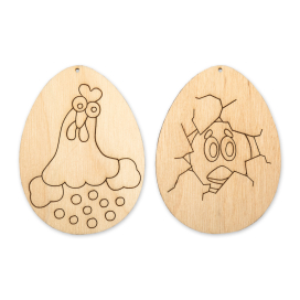 ВД-1071 Набор подвесок "Пасхальные яйца" фанера "Атекс" г. Пермь