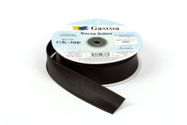 Косая бейка "GAMMA" атласная GK-30P 30мм 25м ±1м "Атекс" г. Пермь