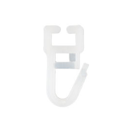 Крючок для карниза С-1861 10 шт белый "Атекс" г. Пермь