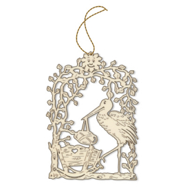 AD-033 "аист у колыбели" дерево "Атекс" г. Пермь