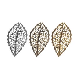 Филигранные элементы FDP-009 лист 3.1x1.9 см 4 шт "Атекс" г. Пермь