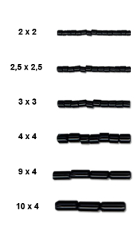 Бисер Чехия TUBES 321-11001 3 х 3 мм 50 г "Атекс" г. Пермь