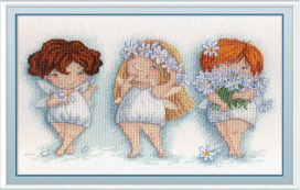 550 "Расцвели в саду ромашки" 16х28 см "Атекс" г. Пермь