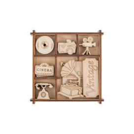 ВД-177 "Винтаж" фанера 11х11 см набор "Атекс" г. Пермь