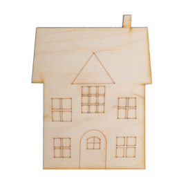 ВД-097 "Городской домик" фанера 18 х 13.6 см "Атекс" г. Пермь