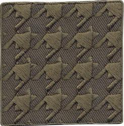 Нашивка Заплатка "Гусиная лапка" зелёная 15862174 "Атекс" г. Пермь