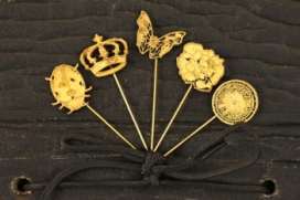 Prima Marketing Набор декоративных металл булавок ZEPHYR 6,3 см 5 шт PM-560089 "Атекс" г. Пермь