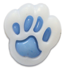 Пуговицы детские сборные "Лапка"  13мм 24шт "Атекс" г. Пермь