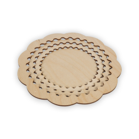 ВД-490 Тарелка фанера 25 см d 25 см "Атекс" г. Пермь