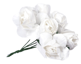 Цветы из бумаги "Роза" 25мм 6шт "Атекс" г. Пермь