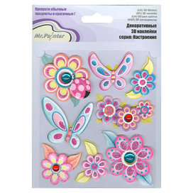 "Mr. Painter" Наклейки 3D (объемные) "Настроение" 13х17 см "Атекс" г. Пермь