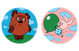 "ФРЕЯ" CMF-PNBM-001 Набор для раскрашивания по номерам (на магните) 9 х 9 см "Приключения Винни-Пуха "Атекс" г. Пермь