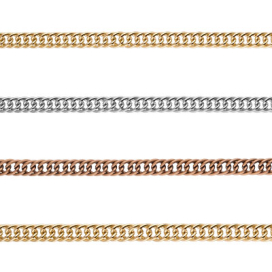 FCA-04 Цепочка декоративная "Zlatka" 8.7 x 6.7 мм 1 м ± 0.03 м "Атекс" г. Пермь