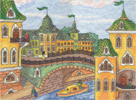 8-119 "Городок" 34.5 x 25.5 см "Атекс" г. Пермь