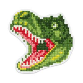 "ФРЕЯ" ALVM-049 Кристальная мозаика (алмазная вышивка) магнит "Тираннозавр" 9 х 9 см "Атекс" г. Пермь