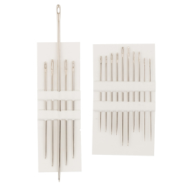 Иглы для шитья ручные "Gamma" NIR-41 набор "Портной" для ручного шитья 15 шт  "Атекс" г. Пермь