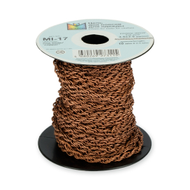 "Micron" MI-17 Цепочка декоративная 3.5 х 3.5 мм СК/Распродажа на бобине 10 м ± 0.5 м под медь "Атекс" г. Пермь