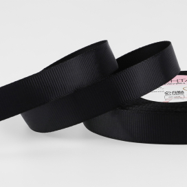 Лента репсовая 15 мм 23 ± 1 м чёрный №39 "Атекс" г. Пермь