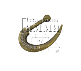 GB 1410 украшение 55х32 мм "Атекс" г. Пермь