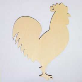 Заготовка для декорирования "Петух" 19,5х13,6 см фанера  "Атекс" г. Пермь