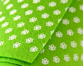 Набор Фетр декоративный с рисунком 1мм 20смх30см 4шт ассорти "Атекс" г. Пермь