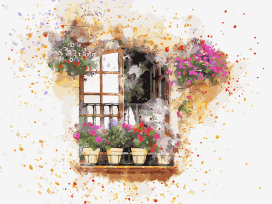 "ФРЕЯ" PNB/C3 Набор для раскрашивания по номерам 40 х 30 см №04 "Акварельное лето" "Атекс" г. Пермь