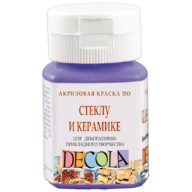 "DECOLA" Краски акриловые по стеклу и керамике 50 мл УЦЕНКА!!! "Атекс" г. Пермь