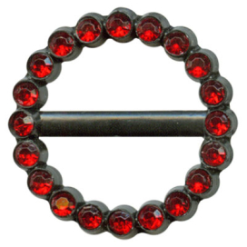 MP 001 Пряжка с стразами "Micron" 28х28мм СК "Атекс" г. Пермь