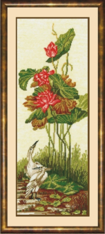 "Китайские мотивы. Лотосы" 17х45 см "Атекс" г. Пермь