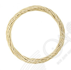 Венок из лозы декоративный d 350 мм S 32-34 мм  "Атекс" г. Пермь